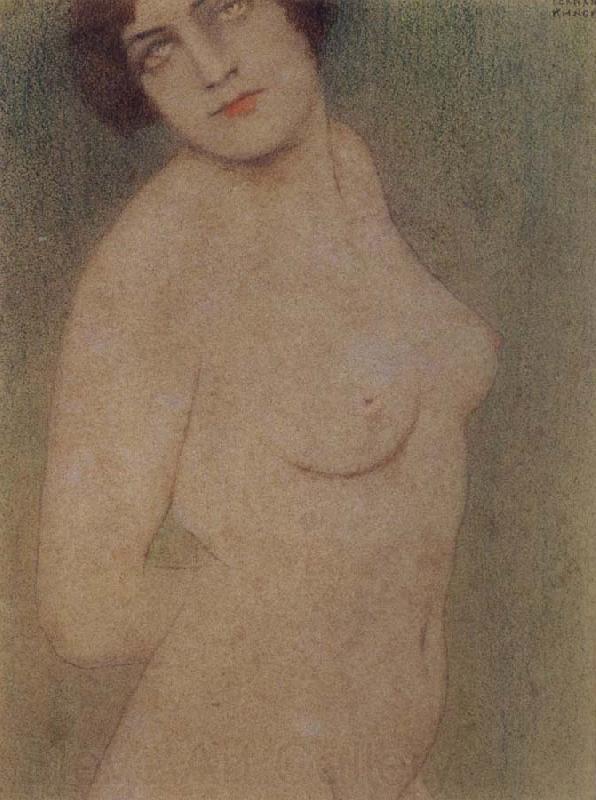 Fernand Khnopff Nude Study Spain oil painting art